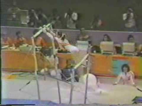 Mihaela Stanulet 1984 Olympics Optionals Bars