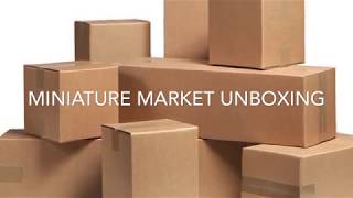 Miniature Market Board Game Unboxing (mythology games)