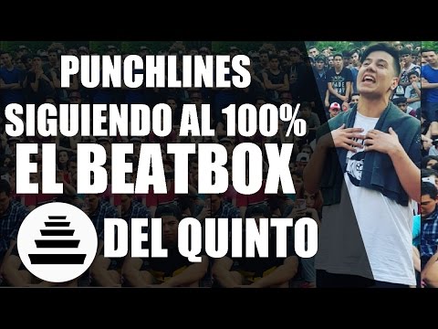 Los Mejores Punchlines Siguiendo Al 100% El BeatBox l Quinto Escalon