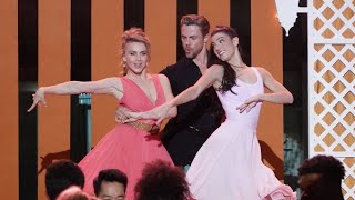 &quot;Dirty Dancing&quot; Performance w/Charli D&#39;Amelio | Step Into The Movies With Derek and Julianne Hough