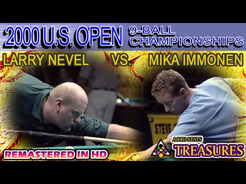 U.S. OPEN 9-BALL: Larry NEVEL vs Mika IMMONEN - 2000 U.S. 9-BALL CHAMPIONSHIPS
