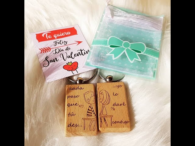 Vídeo relacionado con masqueprecios Llavero doble Cada paso que tu des, mas caja de madera a todo color, regalo aniversarios, regalo novios, matrimonios, san valentin recuerdo boda