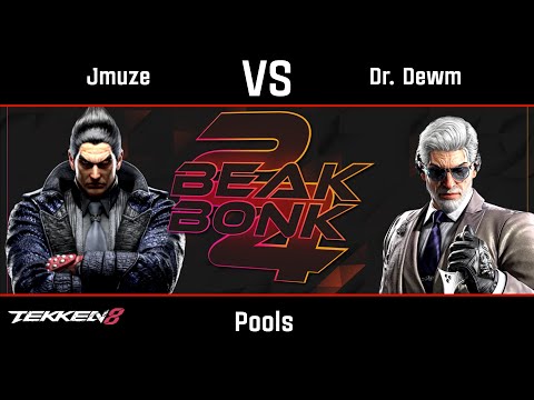 Jmuze (Kazuya) vs Dr. Dewm (Victor) - Tekken 8 Pools - Beak Bonk 2024