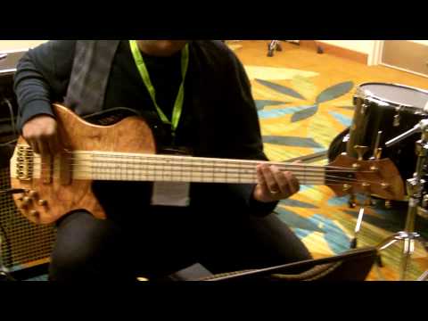 John Benitez playing His Custom Greyman Bass.