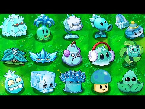 All ICE Plants Power-Up! vs All Zombies 2 - Plants vs Zombies 2 Mod