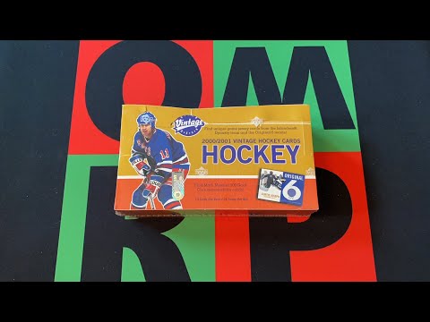 2000-01 Upper Deck Vintage NHL Hockey Hobby Box Part 1! 🏒🥅