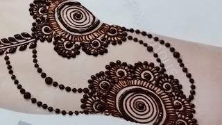 7 August 2021 ||Rakshabandhan Special  New Stylish Easy Mehndi Design For Back Hand || Rakhi mehndi