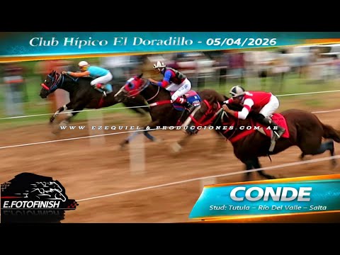 1°CONDE  2°BAD BOY  3°LOCO DANI  Club Hipico El Doradillo-Las Lajitas-Salta Dom 05 Abril 2025