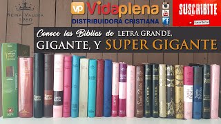 conoce las Biblias de letra Grande, GIGANTE, y SUPER GIGANTE Reina Valera 60 - Review de VIDA PLENA