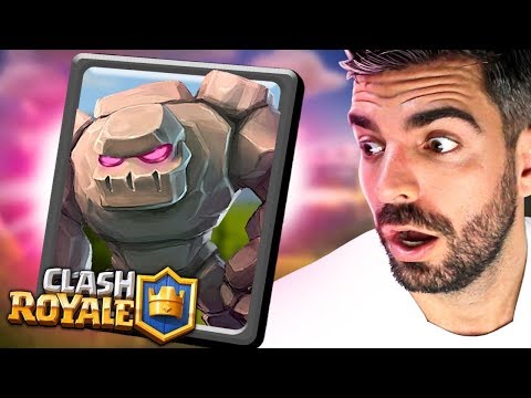 MEU DECK DE GOLEM NO CLASH ROYALE ESTA DEMAIS!