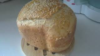 Смотреть онлайн Хлеб с кунжутом: готовим в хлебпечке