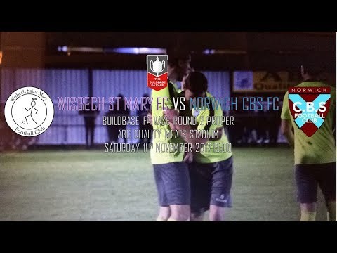 WISBECH ST MARY VS NORWICH CBS (FA VASE ROUND 2)