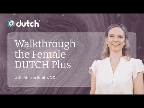 Walkthrough the Female DUTCH Plus | The DUTCH Test