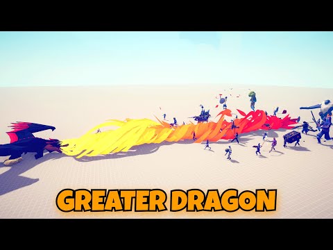 GREATER DRAGON VS EVERY UNITS - Totally Accurate Battle Simulator TABS