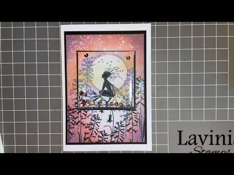 The Woodland Sprite as a Shaker Card by Jo Rice - A Lavinia Stamps Tutorial