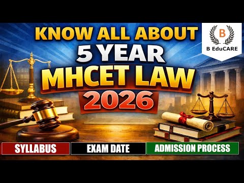 All about 5 YEAR  MHCET LAW 2026 | Syllabus | Exam Date | Admission Process #cet #cet2026