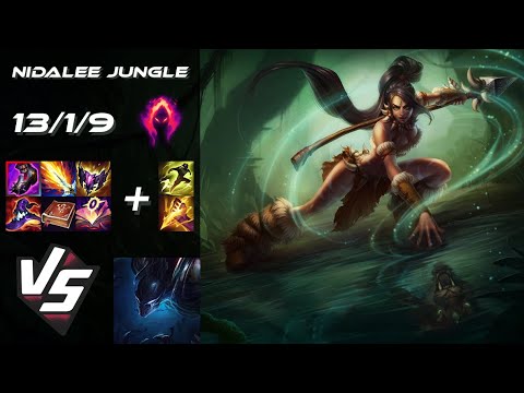 JUNGLE Nidalee vs Nocturne - EU Grandmaster Patch 25.S2.5