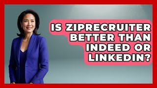 Is ZipRecruiter Better Than Indeed Or LinkedIn - Job Success Network