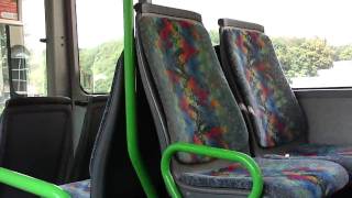 preview picture of video '[Video] Mitfahrt im Bus Mercedes O 405 N2 (Jumbo 32) der Fa Gerda Klingenfuß (Teil 1)'