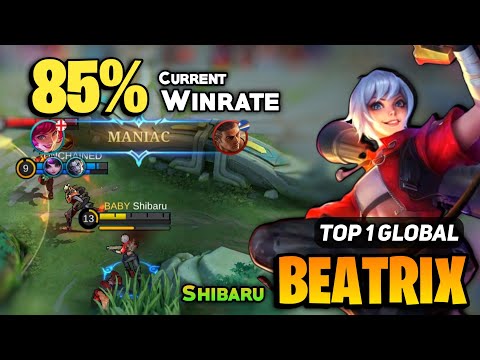 MANIAC! Beatrix One Hit Build [ Top 1 Global Beatrix Best Build ] By Shibaru - Mobile legends