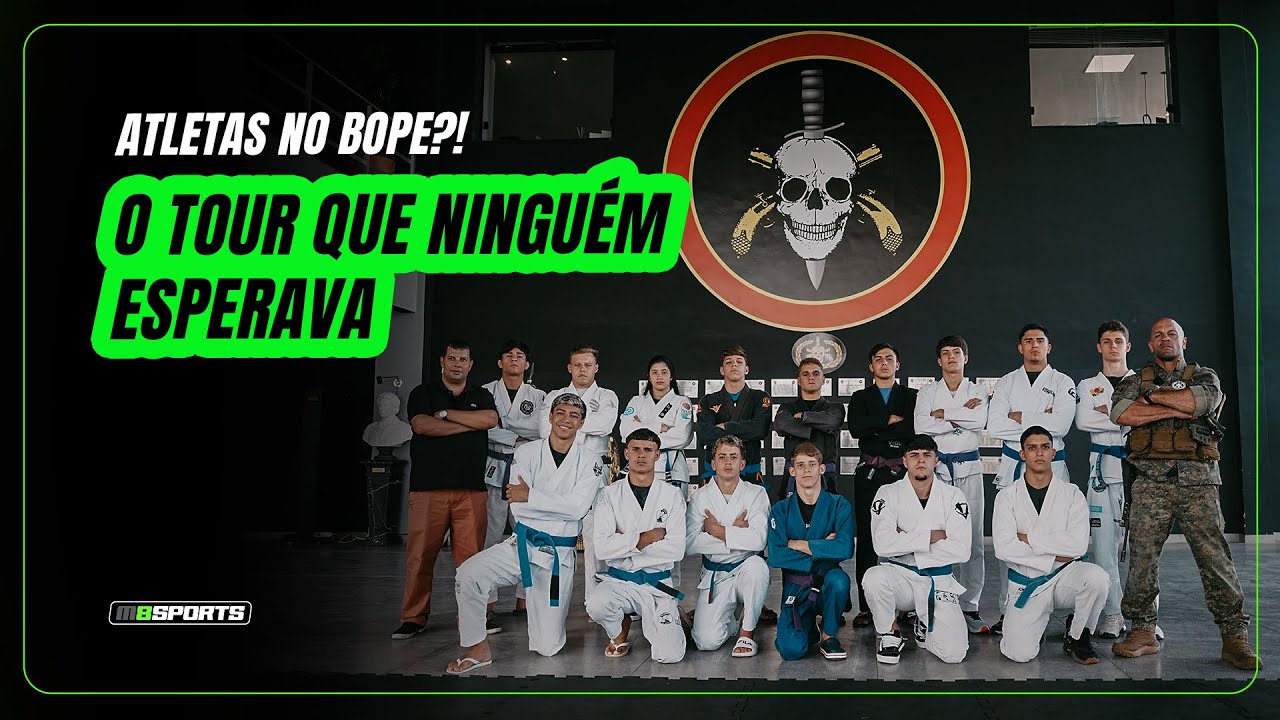 Atletas patrocinados por Eduardo Turris fazem tour exclusivo dentro do BOPE