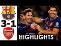 FC Barcelona vs Arsenal 3-1 All Goals and Highlights w/ English Commentary (UCL)