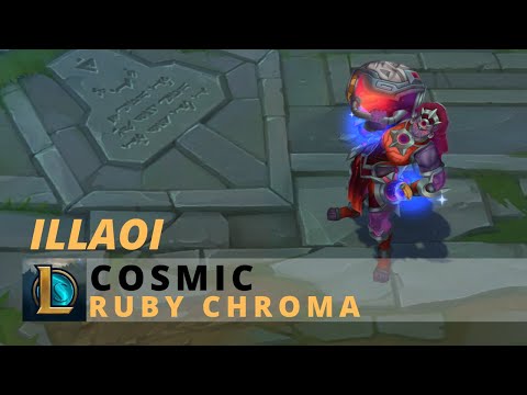 Cosmic Illaoi Ruby Chroma - League Of Legends