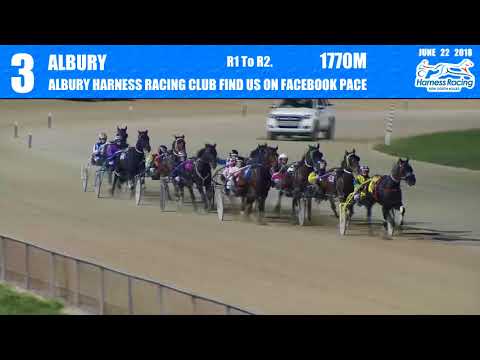 ALBURY - 23/06/2018 - Race 3 - ALBURY HARNESS RACING CLUB FIND US ON FACEBOOK PACE