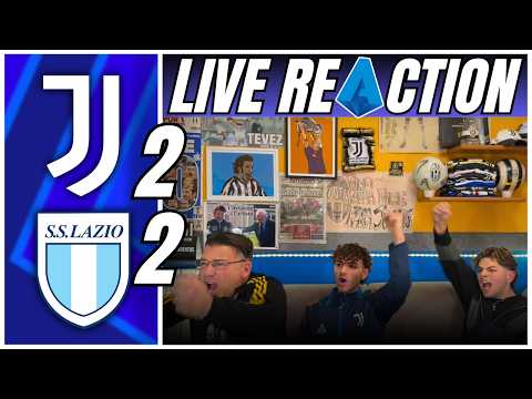 PIERINO IN EXTREMIS!!! JUVENTUS - LAZIO 2-2 | LIVE REACTION TIFOSI JUVENTINI 