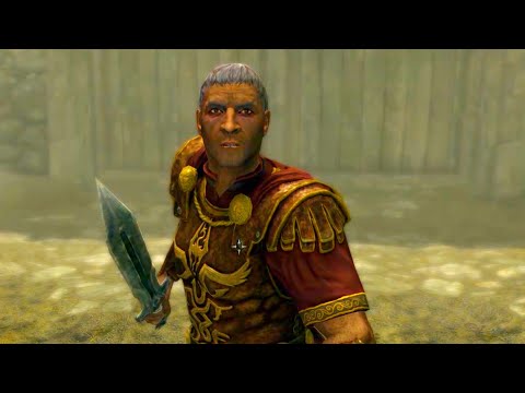 General Tullius and Ulfric Stormcloak during Alduin attack. Skyrim Anniversary Edition