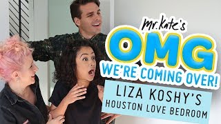 Liza Koshy&#39;s Houston Love Bedroom Makeover | OMG We&#39;re Coming Over | Mr. Kate