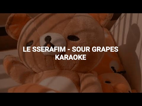 LE SSERAFIM (르세라핌) - 'Sour Grapes' KARAOKE with Easy Lyrics