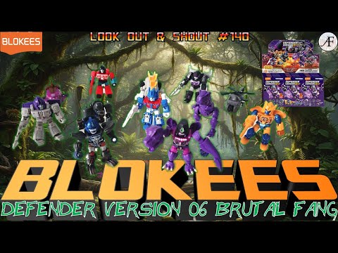 Blokees Defender Version DV06 Brutal Fang review #blokees #blokeestransformers #transformers