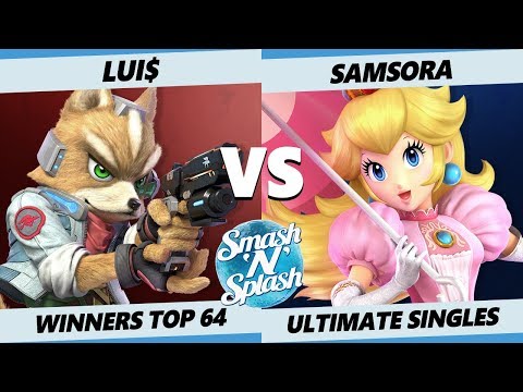 SNS5 SSBU - Lui$ (Fox) Vs. eU | Samsora (Peach) Smash Ultimate Winner's Top 64