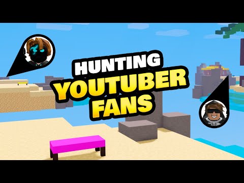 I Hunted Down YouTuber Fans (Roblox BedWars)