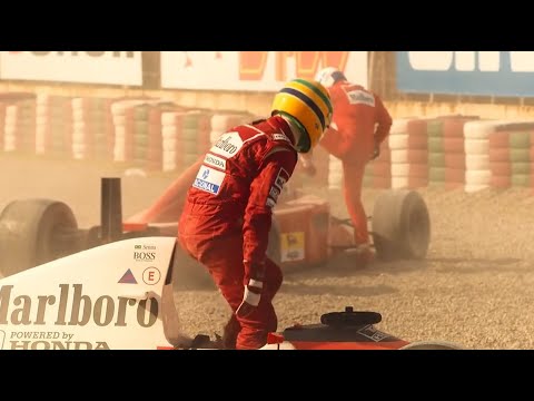 Ayrton Senna VS Alain Prost Crash Scene - Senna (2024)
