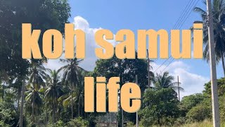 サムイ島での日常🇹🇭🏝️ビーチと滝でまったり過ごす🍉