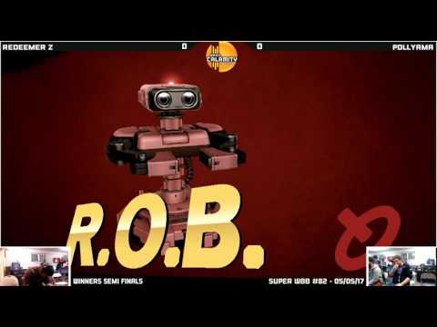 WBB #82  Pollyama (ROB, Mario) vs Redeemer Z (Red ROB)   Winners Semi Finals   Smash 4 Singles