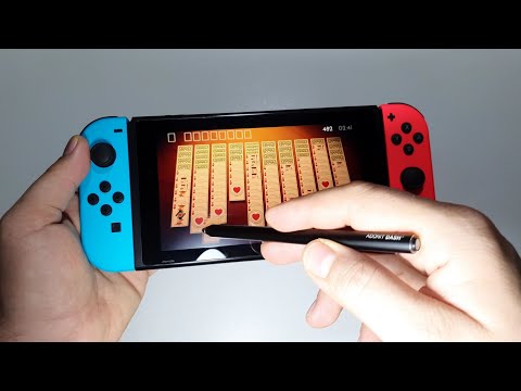 Spider Solitaire Nintendo Switch handheld gameplay - YouTube