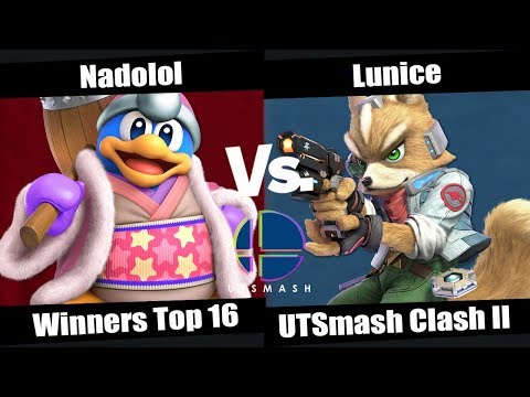 UTSmash Clash II - Nadolol (King Dedede) VS Lunice (Fox) Winners Top 16