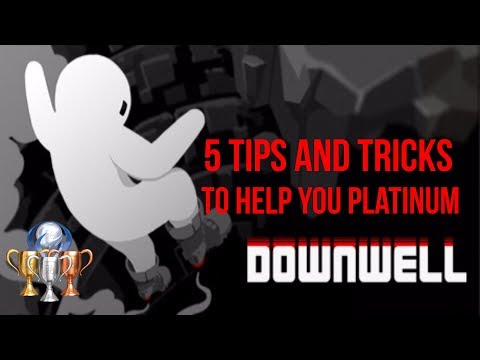 100% Platinum Trophy Playthrough Tips - Downwell