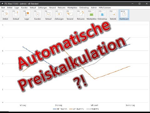Vollautomatische Preiskalkulation