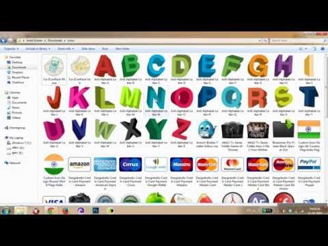 How to change folder icons in windows 7/8.1 with your own pics