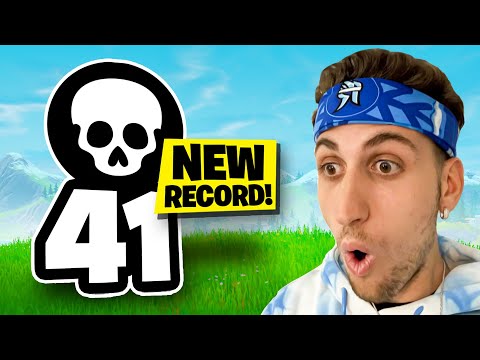 *NEW* INSANE 41 Eliminations Solo VS Squads! (World Record?!)