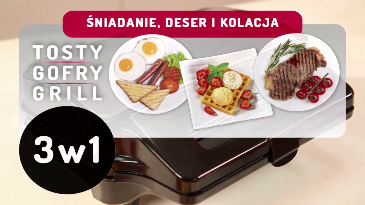 MPM Opiekacze z wymiennymi płytami