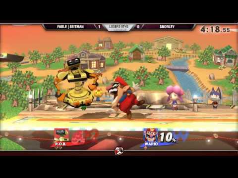 VS Weekly 3/30/17 - Losers 8ths - 8Bitman (ROB) vs. Snorley (Wario) - Smash 4