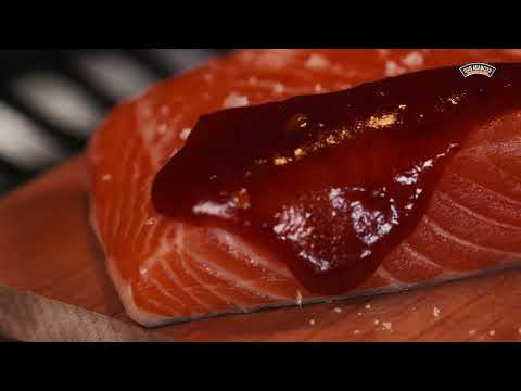 Don Marco's Barbecue Garlic Teriyaki BBQ Sauce glasierter Lachs