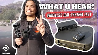 Video thumbnail for WHAT U HEAR in a Wireless IEM! Phenyx Pro PTM 10 Sounds like and Range Test by Perfecto De Castro