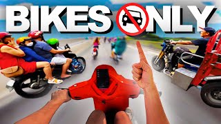 Only Motorcycles Are Allowed Here!