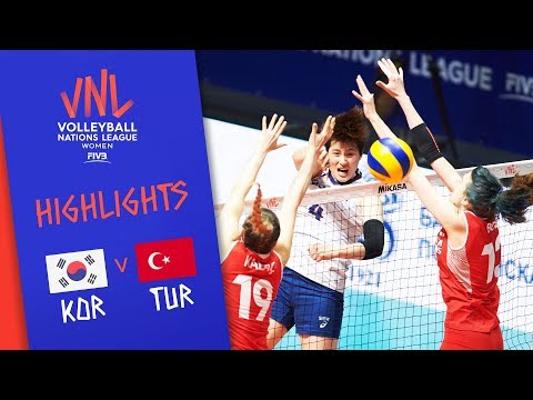 Korea vs. Turkey -  Highlights Women | Week 1 | Volleyball Nations League 2019
